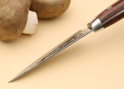 Yoshihiro VG-10 16 Layer Hammered Damascus Stainless Steel Paring Knife 3.2"
