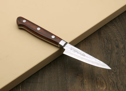 Yoshihiro VG-10 16 Layer Hammered Damascus Stainless Steel Paring Knife 3.2"