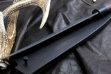 Yoshihiro Black Finish Blue Steel #2 Kurouchi 2pc Set Japanese Chef Knife Gyuto ,Petty with Nuri Saya