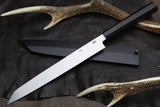 Yoshihiro Mizu Yaki Suminagashi Ginsanko High Carbon Stain Resistant Steel Yanagi Kiritsuke Sushi Sashimi Japanese Knife