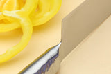 Yoshihiro Hayate Inox Aus-8 Santoku & Petty (4.7") Knife 2pc Set - Integrated Stainless Handle