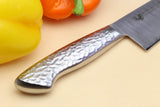 Yoshihiro Hayate Inox Aus-8 Kiritsuke Japanese Multipurpose Chefs Knife Integrated Stainless Handle