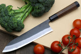 Yoshihiro Blue High Carbon Steel #1 Masashi Kurouchi Series Gyuto Japanese Multipurpose Knife with Shitan Wood Handle