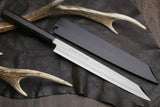 Yoshihiro Mizu Yaki Suminagashi Ginsanko High Carbon Stain Resistant Steel Yanagi Kiritsuke Sushi Sashimi Japanese Multipurpose Chef Knife