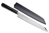 Yoshihiro Mizu Yaki Suminagashi Ginsanko High Carbon Stain Resistant Steel Yanagi Kiritsuke Sushi Sashimi Japanese Knife