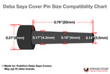 Yoshihiro Safety Pin for DEBA Wooden Saya 2pc / 3pc