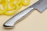 Yoshihiro Hayate Inox Aus-8 Gyuto & Petty Knife 2pc Set - Integrated Stainless Handle