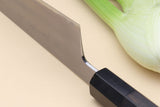 Yoshihiro Special Forged Mizu Yaki Aogami Blue Steel Gyuto Chef Knife Ebony Handle