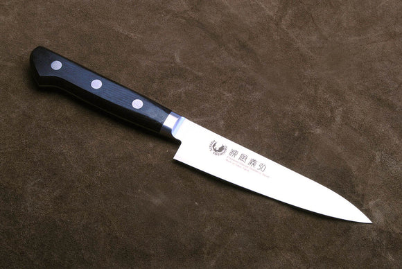 Yoshihiro Ginsan-Ko High Carbon Stain Resistant Steel Petty Utility Japanese Chef Knife 4.7