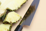 Yoshihiro Ice Hardened Stainless Steel Gyuto Japanese Chef Knife Shitan Rosewood Handle