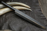 Yoshihiro Suminagashi Blue Steel #1 Yanagi Sushi Sashimi Japanese Knife Ebony Handle with Ebony Saya