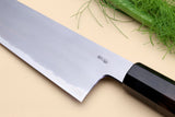 Yoshihiro Special Forged Mizu Yaki Aogami Blue Steel Gyuto Chef Knife Ebony Handle