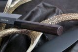 Yoshihiro Black Finish Blue Steel #2 Kurouchi 2pc Set Japanese Chef Knife Gyuto ,Petty with Nuri Saya