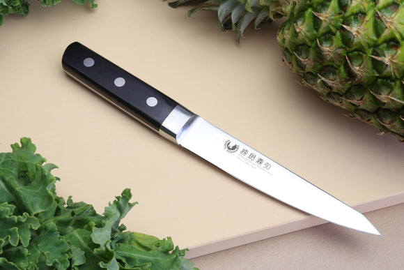 Yoshihiro Ginsan-Ko High Carbon Stain Resistant Steel Honesuki Hankotsu Japanese Poultry Boning Knife