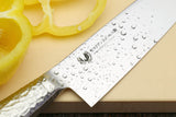 Yoshihiro Hayate Inox Aus-8 Santoku & Petty (4.7") Knife 2pc Set - Integrated Stainless Handle