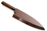Yoshihiro Suminagashi Blue steel #1 Deba fish fillet Chef knife Ebony wood Handle & Saya