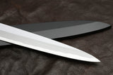 Yoshihiro Aonamiuchi Blue Steel #1 Yanagi Sushi Sashimi Japanese Knife Shitan Handle