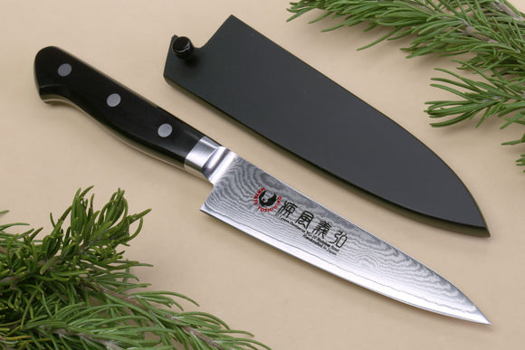 Yoshihiro VG-10 33 layers Damascus Petty Utility Chef Knife High-grade Composite Wood Handle