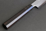 Yoshihiro Suminagashi Blue Steel #1 Yanagi Sushi Sashimi Japanese Knife Ebony Handle with Ebony Saya