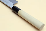 Yoshihiro Kasumi White Steel Kama Usuba Traditional Japanese Vegetable Chopping Chef Knife, Magnolia Handle