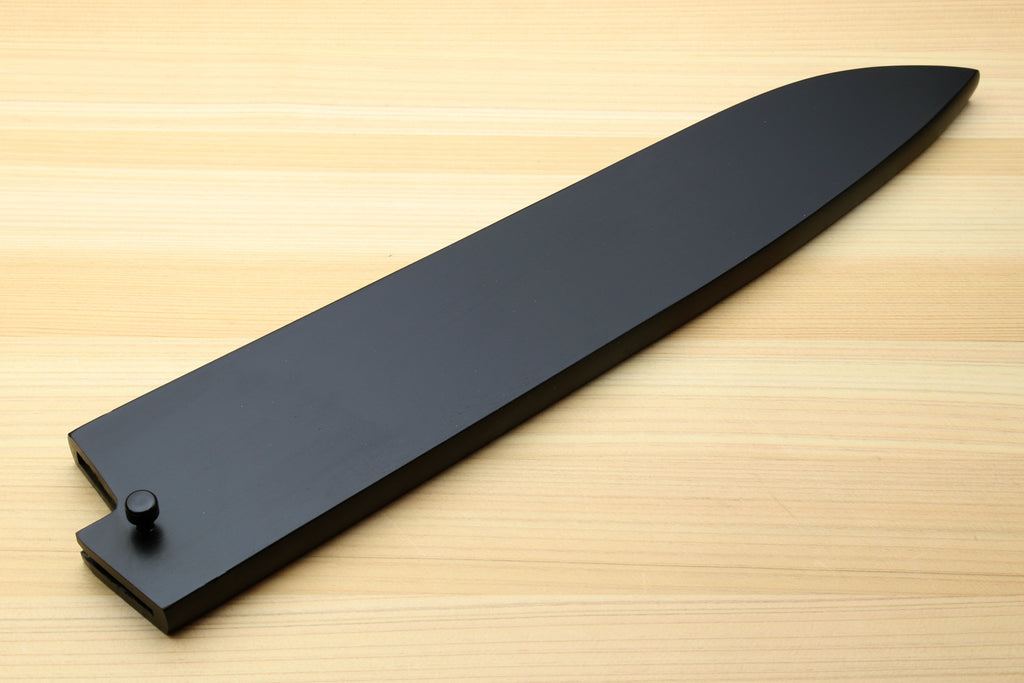 Yoshihiro Lacquered Magnolia Wooden Blade Protector Saya Cover for Gyuto Chef Knife
