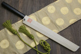 Yoshihiro Honyaki White Steel Sakimaru Takobiki Mirror Finished Sushi Sashimi Slicing Japanese Chef Knife Ebony Handle