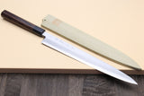 Yoshihiro Aoko Blue Steel Hongasumi Japanese chef Knife 3pc Set: Yanagi 270mm, Usuba 195mm, Deba 180mm Rosewood Handle