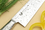 Yoshihiro Hayate Inox Aus-8 Gyuto & Petty Knife 2pc Set - Integrated Stainless Handle