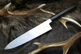 Yoshihiro Mizu Yaki Honyaki Blue Steel #2 Mirror Polished Wa Gyuto Japanese Chef Knife Ebony Handle