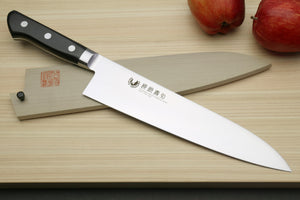 Yoshihiro Ginsan High Carbon Stain Resistant Steel Gyuto Japanese Chefs Knife