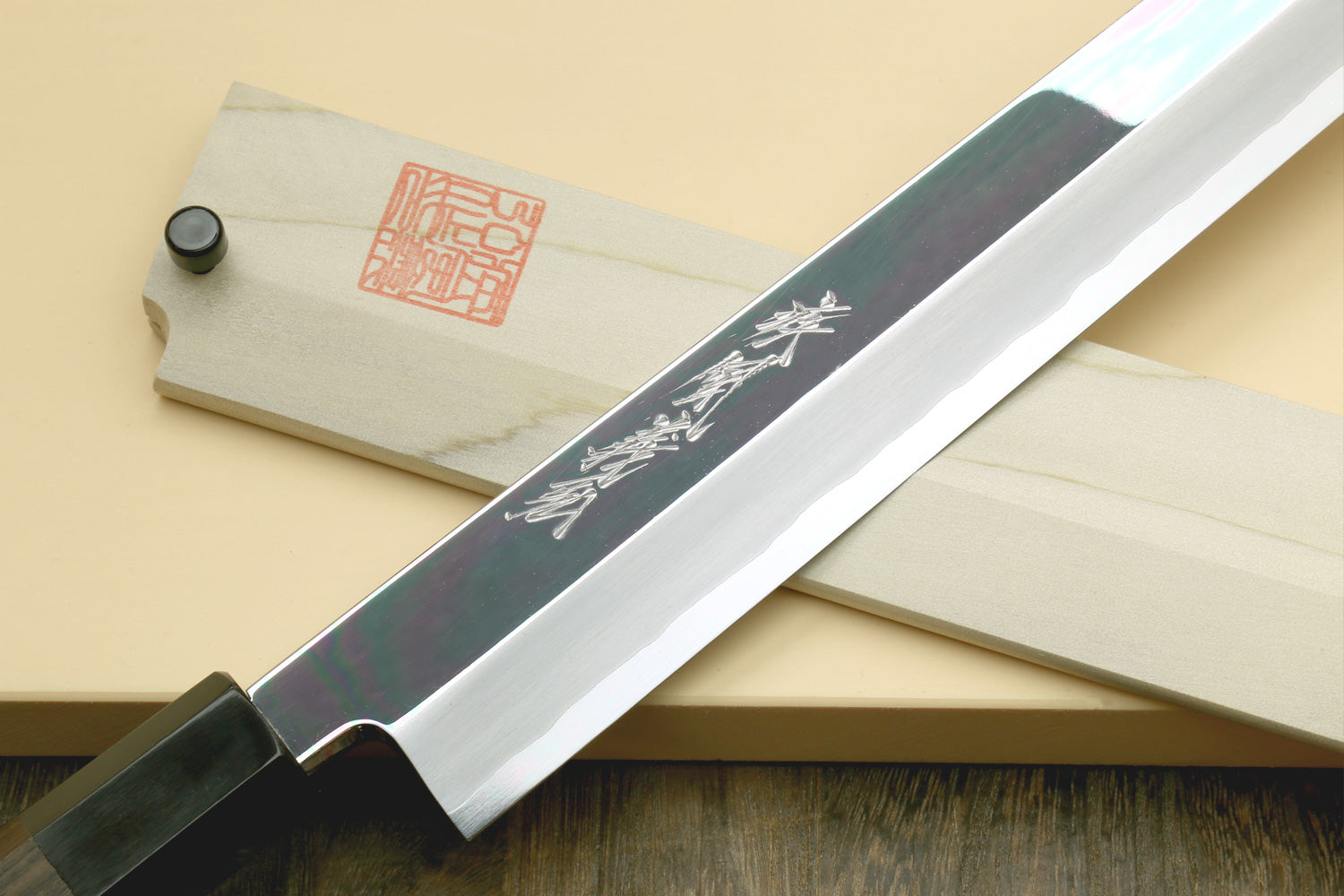 Yoshihiro VG-10 Honyaki Sakimaru Takobiki Japanese Sushi Sashimi Knife –  Yoshihiro Cutlery