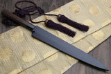 Yoshihiro Mizuyaki Hongasumi Ginsan High Carbon Stain Resistant Steel Yanagi Sushi Sashimi Japanese Knife Rosewood Handle