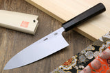 Yoshihiro Hongasumi Blue Steel Deba Fish Fillet Chef Knife Ebony Handle
