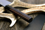 Yoshihiro Inox Honyaki Stain Resistant Steel Wa Gyuto Chef knife Rosewood Handle with Nuri Saya Cover