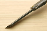 Japanese High Carbon White Steel Stainless Clad Kiridashi Pocket Knife