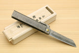 Japanese High Carbon White Steel Stainless Clad Kiridashi Pocket Knife