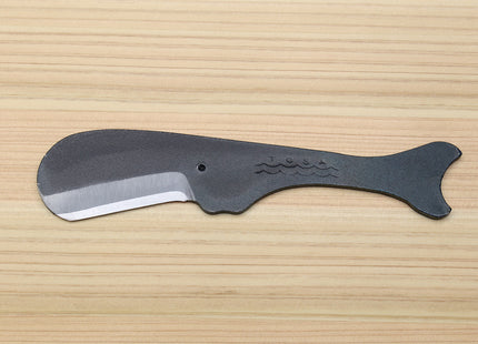 Yoshihiro Shiroko High Carbon Steel Kurouchi Kujira Whale Japanese Utility Knife (Whale A Type)