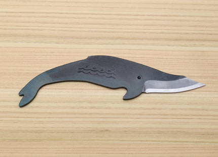 Yoshihiro Shiroko High Carbon Steel Kurouchi Kujira Whale Japanese Utility Knife 5PC SET(Whale A, B, C, D, & E Type)