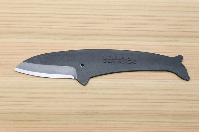 Yoshihiro Shiroko High Carbon Steel Kurouchi KUJIRA Whale Japanese Utility Knife (Whale D Type)