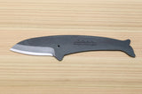 Yoshihiro Shiroko High Carbon Steel Kurouchi KUJIRA Whale Japanese Utility Knife (Whale D Type)
