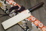 Yoshihiro Left Handed Kasumi White Steel Edo Usuba Traditional Japanese Vegetable Chopping Chef Knife Shitan Handle