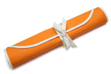 Yoshihiro Japanese Knife Cotton Pouch Bag Orange Color (6 Slots)