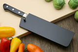 Yoshihiro Kurouchi Super Blue Steel Stainless Clad Nakiri Vegetable Chef Knife