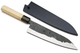 Yoshihiro Nashiji Kurouchi White Steel #2 Stainless Clad Gyuto Chefs Knife with Kaede Wood Handle