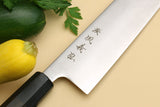 Yoshihiro Super Blue Steel Clad Kiritsuke Multipurpose Chefs Knife (Rosewood Handle)