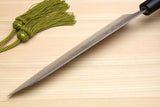 Yoshihiro Stainless Clad Nashiji Ginsan High Carbon Stain Resistant Steel Gyuto Chefs Knife with Shitan Handle