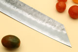 Yoshihiro Stainless Clad Nashiji Ginsan High Carbon Stain Resistant Steel Kiritsuke Multipurpose Chefs Knife