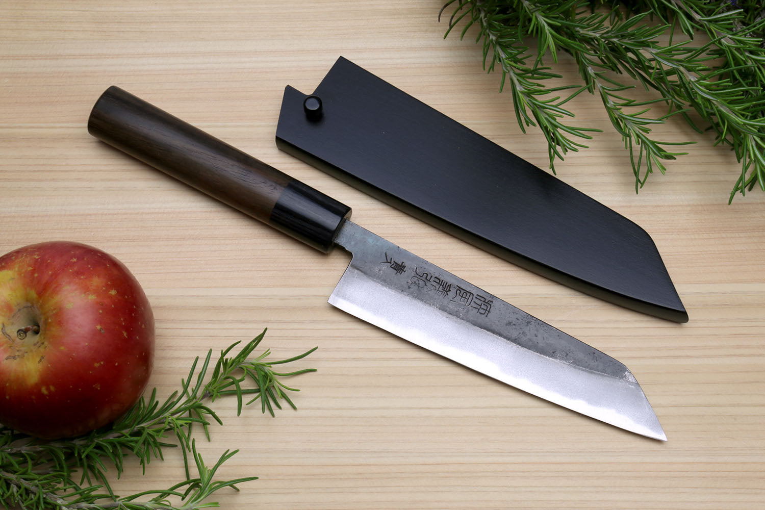 Yoshihiro Mizu Yaki Blue Steel #2 Kurouchi Petty Kiritsuke Japanese Ut –  Yoshihiro Cutlery