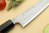 Yoshihiro Hammered Super Blue Steel Stainless Clad Petty Utility Knife