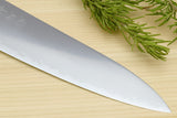 Yoshihiro Super Blue Steel Stainless Clad Gyuto Chefs Knife Rosewood Handle